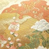 袋帯 琳派屏風錦 六通柄 良品 フォーマル用 正絹 花柄 箔 金糸 帯 ベージュ_画像4