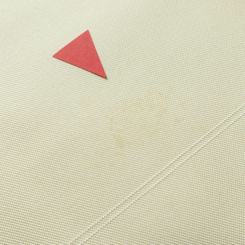 名古屋帯 太鼓柄 正絹 花柄 名古屋仕立て 帯 白_画像12