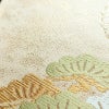 袋帯 六通柄 フォーマル用 正絹 菊 亀甲 古典柄 箔 金糸 クリーム_画像7