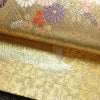 袋帯 六通柄 フォーマル用 正絹 古典柄 箔 金糸 帯 菊 鶴 金・銀_画像8