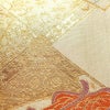 袋帯 六通柄 フォーマル用 正絹 古典柄 箔 金糸 帯 金・銀_画像4