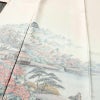 付け下げ 良品 友禅作家 江雪 落款入り 正絹 風景柄 袷仕立て 身丈161.5cm 裄丈66.5cm フォーマル 着物 ピンク_画像5