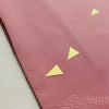 色無地 縮緬 一つ紋付き 正絹 古典柄 袷仕立て 身丈157.5cm 裄丈63.5cm フォーマル 着物 ピンク_画像14