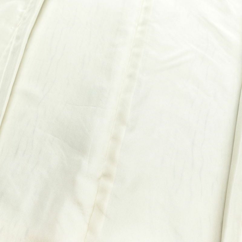 付け下げ しつけ糸付き 絞り 正絹 花柄 袷仕立て 身丈160.5cm 裄丈68.5cm 箔 刺繍 フォーマル 着物 クリーム_画像20