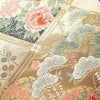 袋帯 六通柄 本金箔 フォーマル用 正絹 古典柄 箔 クリーム_画像3