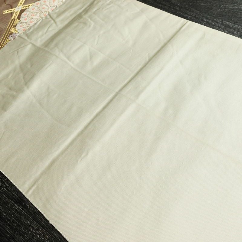 袋帯 六通柄 本金箔 フォーマル用 正絹 古典柄 箔 クリーム_画像18