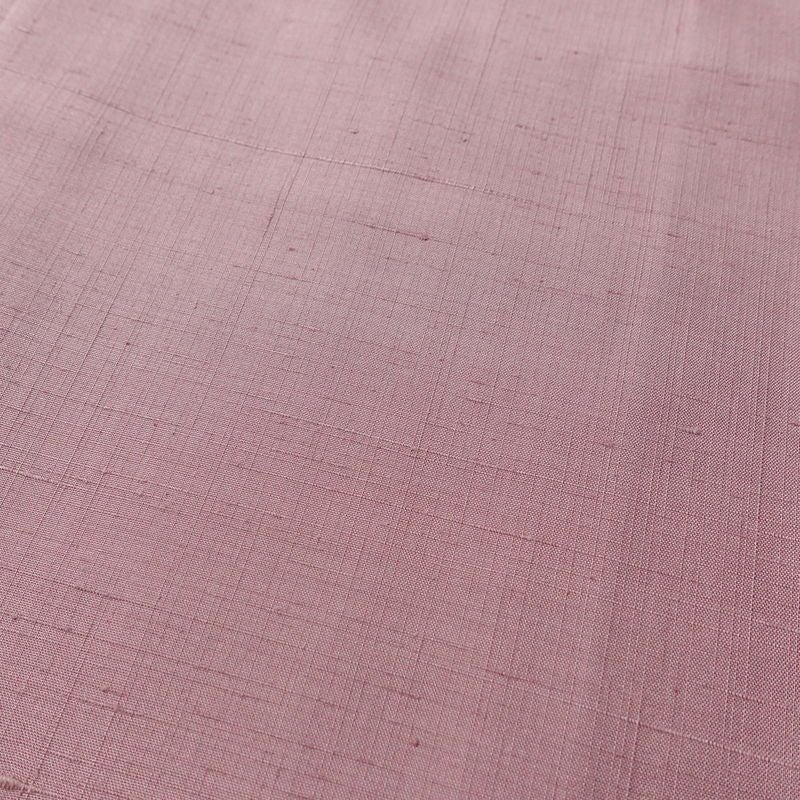 色無地 一つ紋付き 紬地 正絹 無地 袷仕立て 身丈159.5cm 裄丈65cm 着物 ピンク_画像6
