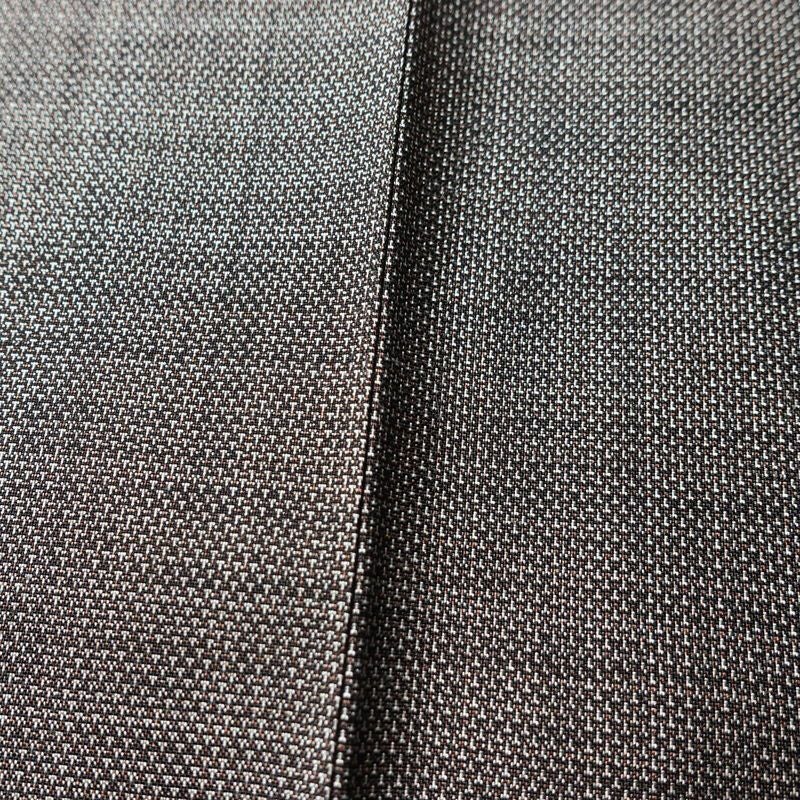 紬 良品 しつけ糸付き 正絹 その他の柄 袷仕立て 身丈156cm 裄丈62cm 着物 グレー_画像9