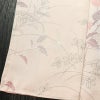 小紋 美品 しつけ糸付き 縮緬 正絹 花柄 袷仕立て 身丈159.5cm 裄丈63cm 着物 ピンク_画像12