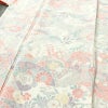 小紋 しつけ糸付き 縮緬 総柄 正絹 古典柄 袷仕立て 身丈159cm 裄丈64cm 着物 白_画像5
