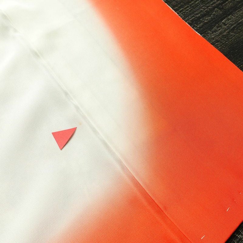 小紋 しつけ糸付き 縮緬 総柄 正絹 古典柄 袷仕立て 身丈159cm 裄丈64cm 着物 白_画像19