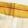 紬 しつけ糸付き ポリエステル チェック・格子柄 袷仕立て 身丈161cm 裄丈66.5cm 着物 黄・黄土色_画像17