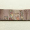 袋帯 纈幡織 辻が花 六通柄 良品 フォーマル用 正絹 木の葉・植物柄 箔 帯 多色使い_画像15