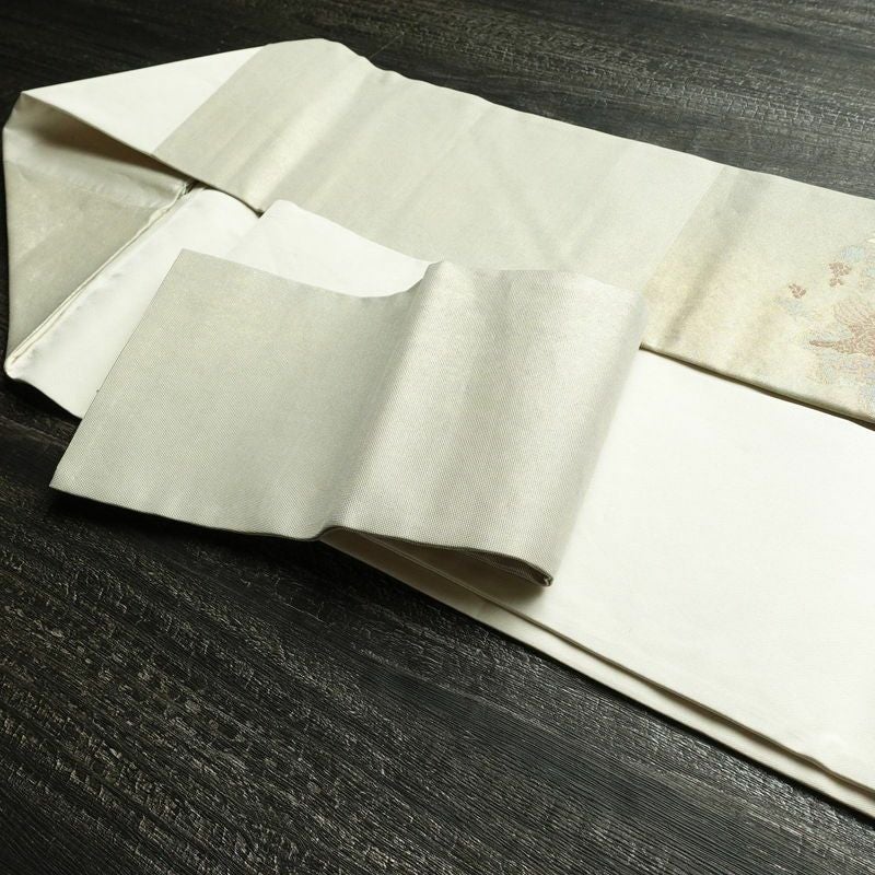 名古屋帯 太鼓柄 正絹 人物・動物柄 名古屋仕立て 箔 金糸 金・銀_画像21