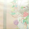 袋帯 太鼓柄 オーロラ箔 フォーマル用 正絹 花柄 箔 銀糸 ピンク_画像2