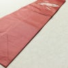 名古屋帯 太鼓柄 良品 ポリエステル 古典柄 名古屋仕立て 金糸 帯 扇子 ピンク_画像9