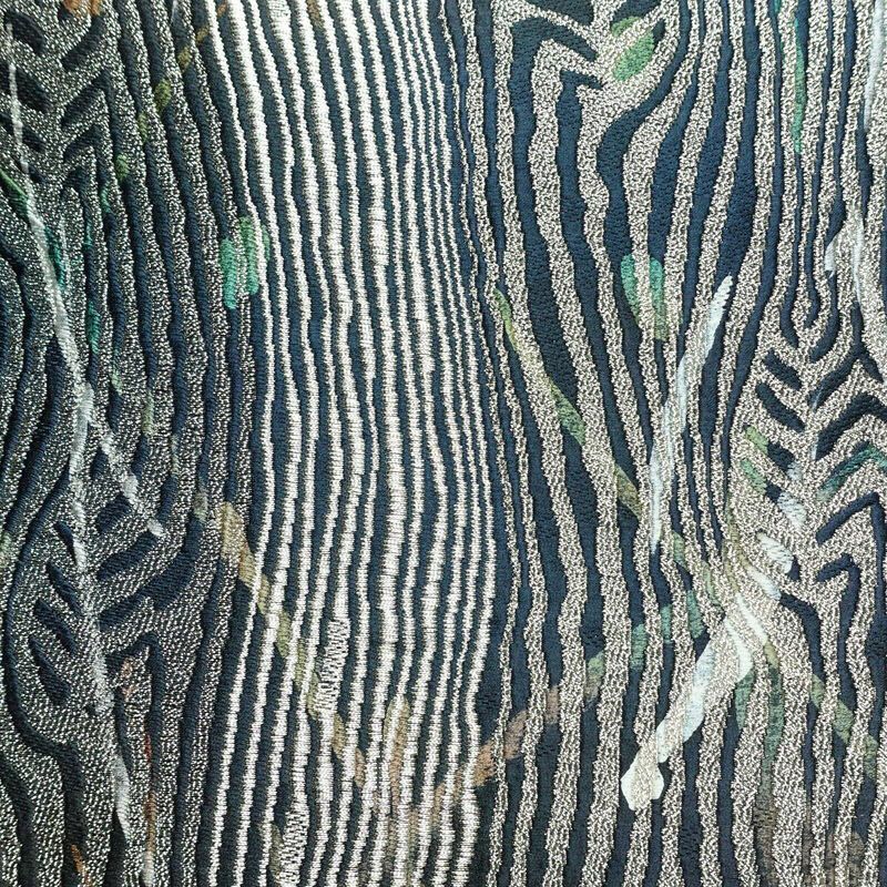 袋帯 全通柄 美品 フォーマル用 正絹 花柄 銀糸 多色使い_画像12