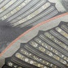 袋帯 湖東焼燭台文 六通柄 良品 フォーマル用 正絹 古典柄 金糸 帯 グレー_画像2