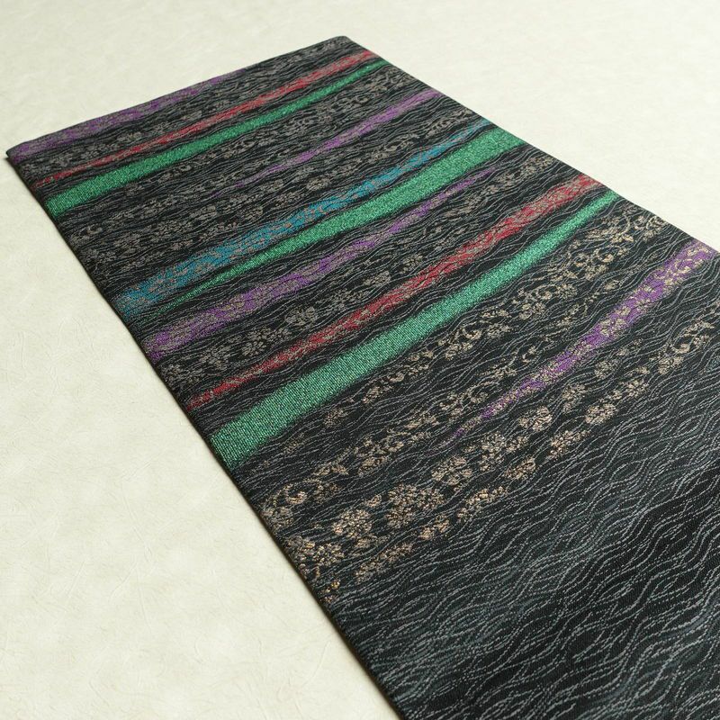 袋帯 六通柄 美品 フォーマル用 正絹 金糸 粋 帯_画像18