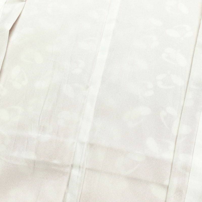 小紋 良品 縮緬 総柄 ポリエステル 花柄 袷仕立て 身丈164cm 裄丈64.5cm 着物 赤・朱_画像17