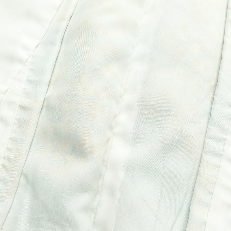 小紋 ポリエステル 木の葉・植物柄 袷仕立て 身丈164cm 裄丈66cm 着物 青・紺_画像18