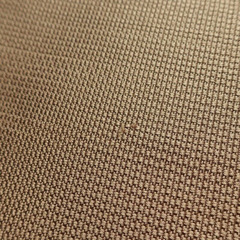 名古屋帯 太鼓柄 正絹 木の葉・植物柄 松葉仕立て 帯 茶_画像6