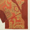 袋帯 六通柄 一般用 正絹 人物・動物柄 帯 橙_画像13