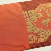 袋帯 六通柄 一般用 正絹 人物・動物柄 帯 橙_画像16