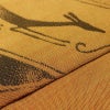 袋帯 六通柄 美品 一般用 正絹 幾何学柄・抽象柄 帯 黄・黄土色_画像13