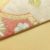 袋帯 六通柄 フォーマル用 正絹 古典柄 箔 金糸 梅 菊 帯 ピンク_画像12