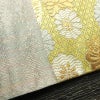 袋帯 六通柄 フォーマル用 正絹 古典柄 箔 金糸 梅 菊 帯 ピンク_画像17