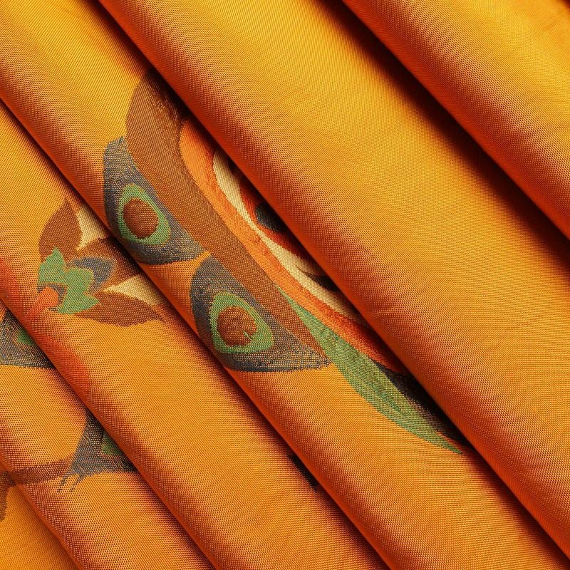 袋帯 六通柄 一般用 正絹 人物・動物柄 帯 橙_画像21