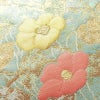 名古屋帯 太鼓柄 正絹 花柄 名古屋仕立て 箔 金糸 帯 多色使い_画像5