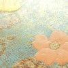 名古屋帯 太鼓柄 正絹 花柄 名古屋仕立て 箔 金糸 帯 多色使い_画像6