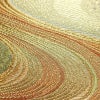 袋帯 観世流水文 六通柄 美品 フォーマル用 正絹 流水・波柄 箔 金通し 金糸 帯 緑・うぐいす色_画像4