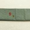 袋帯 太鼓柄 一般用 正絹 花柄 帯 緑・うぐいす色_画像17