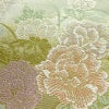 袋帯 六通柄 フォーマル用 正絹 花柄 箔 金糸 帯 緑・うぐいす色_画像3