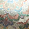 袋帯 六通柄 フォーマル用 正絹 花柄 箔 帯 金・銀_画像4