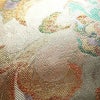 袋帯 六通柄 フォーマル用 正絹 花柄 箔 帯 金・銀_画像7