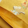 袋帯 本金 手織引箔 太鼓柄 フォーマル用 正絹 風景柄 箔 金糸 帯 黄・黄土色_画像20