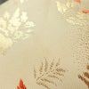 袋帯 六通柄 フォーマル用 正絹 幾何学柄・抽象柄 箔 金糸 帯 ベージュ_画像7