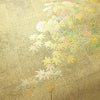 袋帯 太鼓柄 フォーマル用 正絹 木の葉・植物柄 箔 金糸 帯 金・銀_画像3