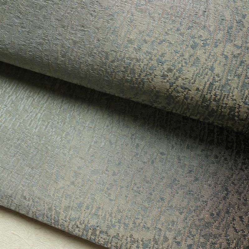 袋帯 全通柄 良品 フォーマル用 正絹 その他の柄 箔 帯 グレー_画像7