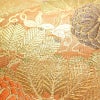 袋帯 六通柄 フォーマル用 正絹 木の葉・植物柄 箔 金糸 帯 金・銀_画像5