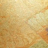 袋帯 六通柄 フォーマル用 正絹 木の葉・植物柄 箔 金糸 帯 金・銀_画像6