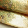 袋帯 六通柄 フォーマル用 正絹 木の葉・植物柄 箔 金糸 帯 金・銀_画像8