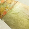 袋帯 六通柄 フォーマル用 正絹 木の葉・植物柄 箔 金糸 帯 金・銀_画像17