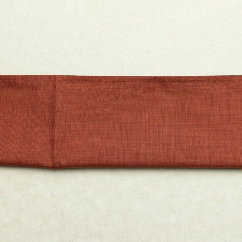 袋帯 太鼓柄 一般用 正絹 人物・動物柄 帯 小豆・エンジ_画像14