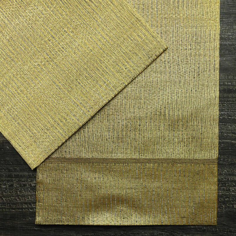 袋帯 太鼓柄 良品 フォーマル用 正絹 幾何学柄・抽象柄 金糸 帯 金・銀_画像13