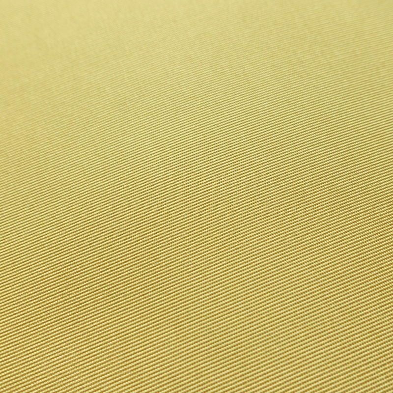名古屋帯 全通柄 良品 正絹 無地 名古屋仕立て 帯 黄・黄土色_画像3
